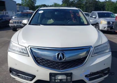 2014 Acura Mdx Advance Pkg W/Entertainment Pkg z USA, uszkodzony, nr VIN 5FRYD3H89EB017437
